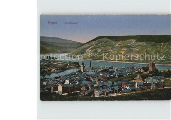 Bingen Rhein Ortsansicht