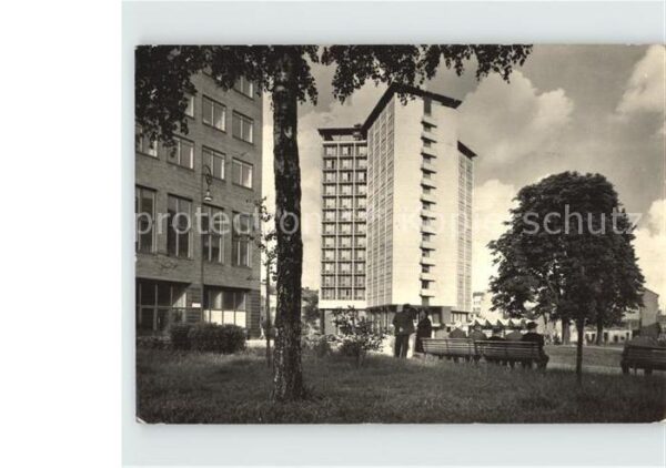 Brno Bruenn Hochhaus Park