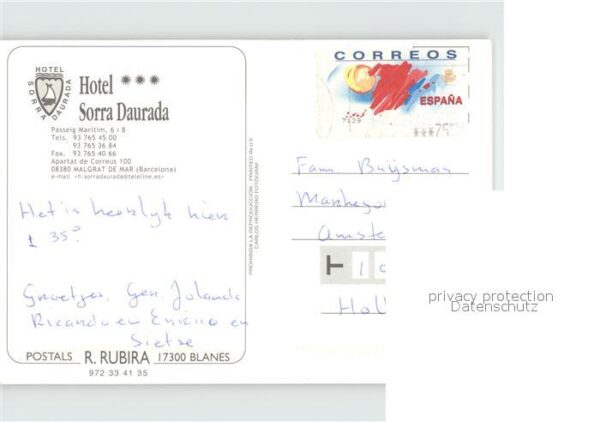 Malgrat de Mar Hotel Sorra Daurada – Bild 2