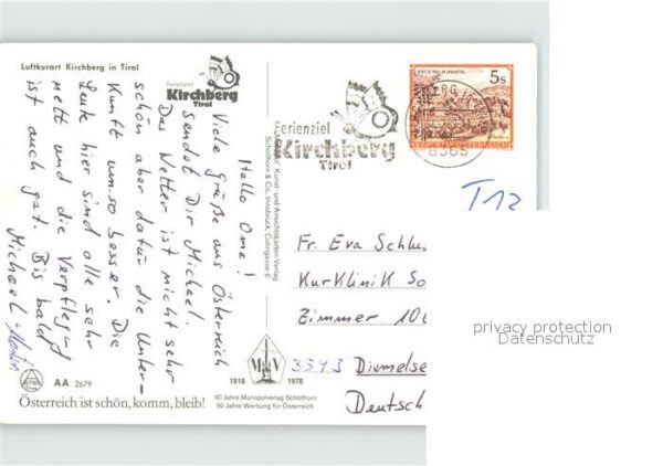 Kirchberg Tirol Ortsansichten Kirche – Bild 2