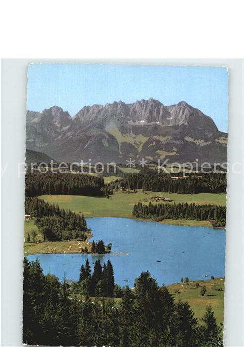 Kitzbuehel Tirol Schwarzsee Wilden Kaiser