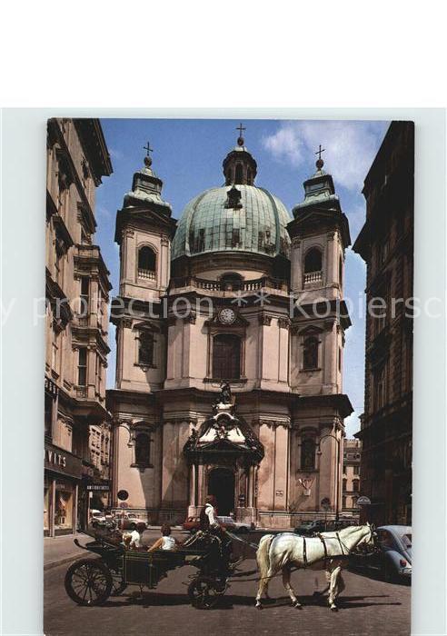 Wien Peterskirche Pferdekutsche