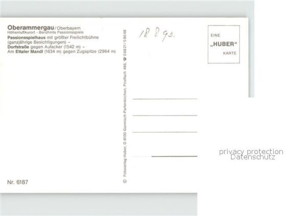 Oberammergau Passionsspielhaus Freilichtbühne Dorfst – Bild 2