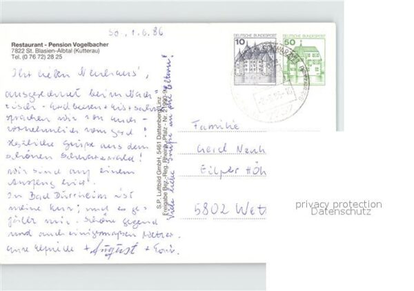 St Blasien Restaurant Vogelbacher – Bild 2