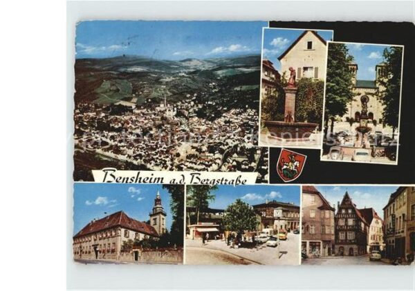 Bensheim Bergstrasse Brunnen Stadtplatz