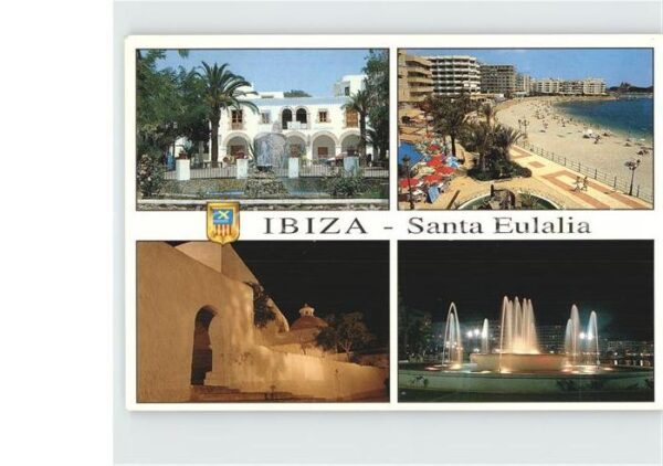 Santa Eulalia del Rio Strand Brunnen