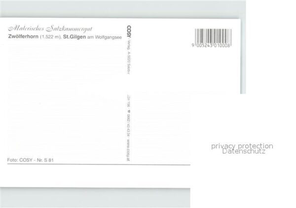 St Gilgen Salzkammergut Zwölferhorn Seilbahn – Bild 2