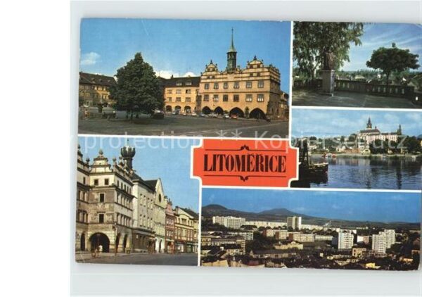 Litomerice Leitmeritz Nordboehmen Okresni mesto Pomnik Machy