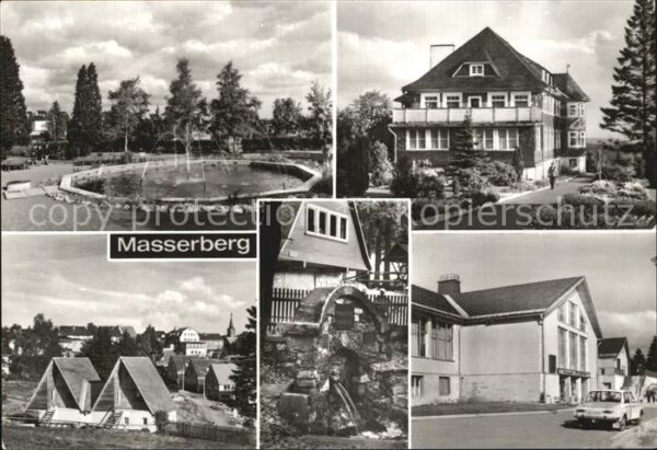 Masserberg Kurpark Augenheilstätte Werraquelle Erh