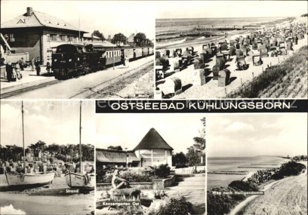 Kuehlungsborn Ostseebad Molly Strand Konzertgarten Weg nach Hei