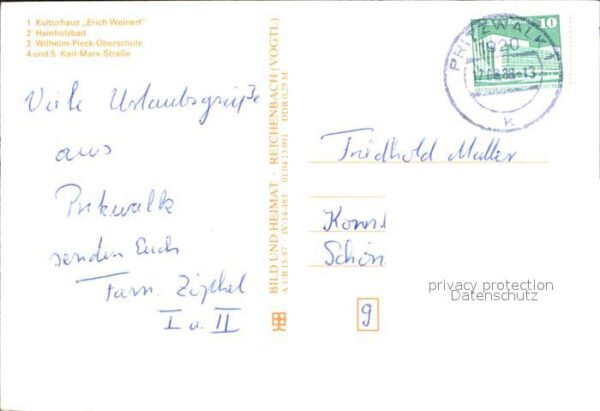 Pritzwalk Kulturhaus Erich Weinert Hainholzbad Wi – Bild 2