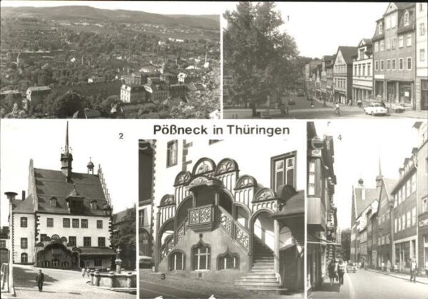 Poessneck Schuhgasse Rathaus Portal Steinweg