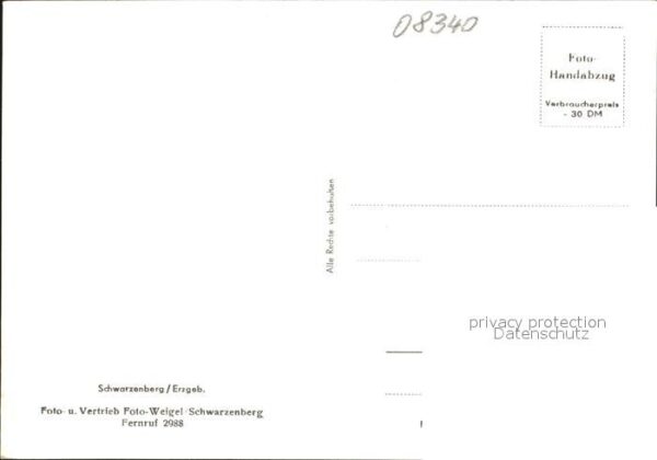 Schwarzenberg Erzgebirge Teilansicht – Bild 2