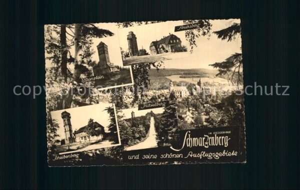 Schwarzenberg Erzgebirge Bärenstein Fichtelberg