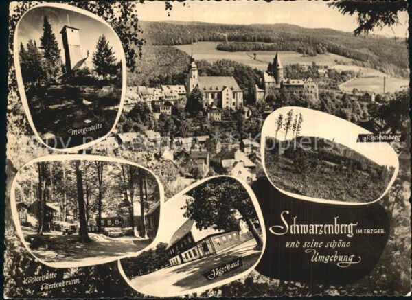 Schwarzenberg Erzgebirge Scheibenberg Jägerhaus Köblerhütte Morg