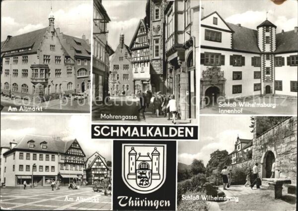 Schmalkalden Am Altmarkt Mohrengasse Schloss Wilhelm