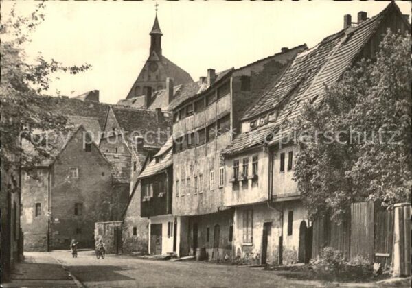 Freiberg Sachsen Alte Gerberhäuser am Mühlgraben