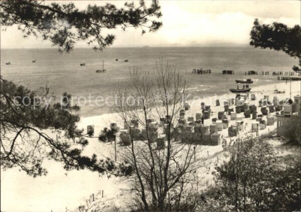 Bansin Ostseebad Blick zum Strand