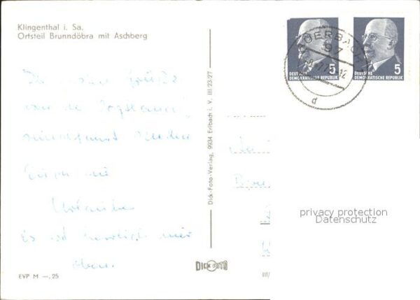 Klingenthal Vogtland Brunndöbra mit Aschberg – Bild 2