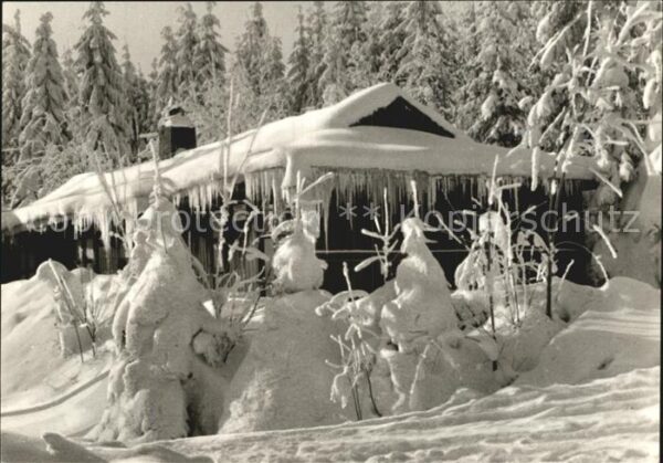 Frauenwald Thueringen Skihütte