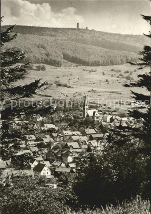 Brotterode Blick auf den Inselberg