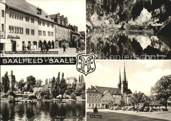 Saalfeld Saale Feegrotten Hotel Anker Milchbar Marktpl
