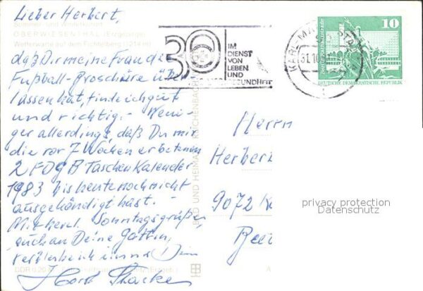 Oberwiesenthal Erzgebirge Wetterwarte – Bild 2