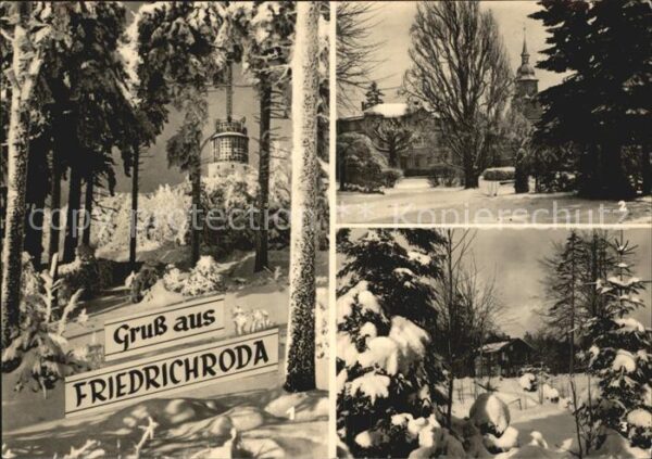 Friedrichroda Der Grosse Inselsberg Park Odf An der T