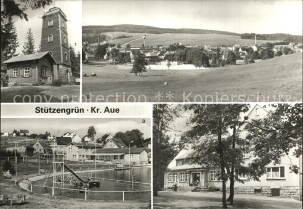 Stuetzengruen Aussichtsturm Naherholungszentrum Bergg