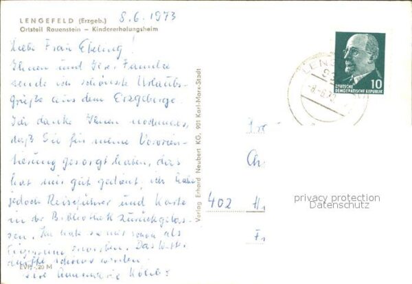 Lengefeld Erzgebirge Kindererholungsheim – Bild 2