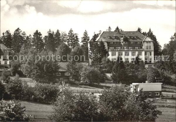 Friedrichsbrunn Harz Sanatorium Ernst Thälmann