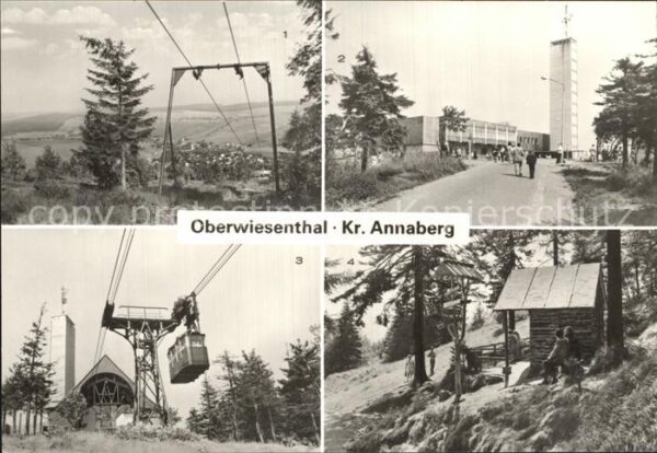 Oberwiesenthal Erzgebirge Fichtelbergseilschwebebahn Fichtelbergh