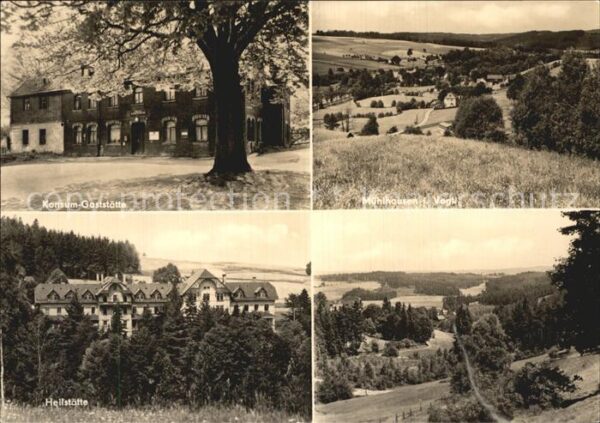 Muehlhausen Vogtland Konsum Gaststätte Heilstätte Teilansich