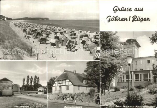 Goehren Ruegen Strand Konzertplatz Heimatmuseum Ernst