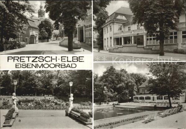Pretzsch Elbe Goethehalle Moorbad Kuranlagen Kulturha