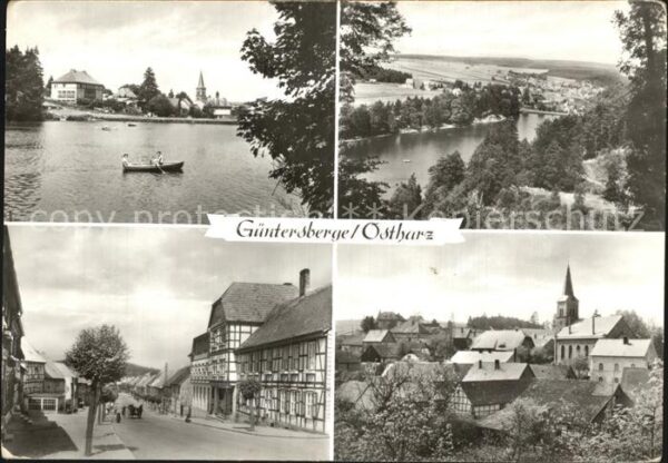 Guentersberge  Teilansicht mit Kirche
