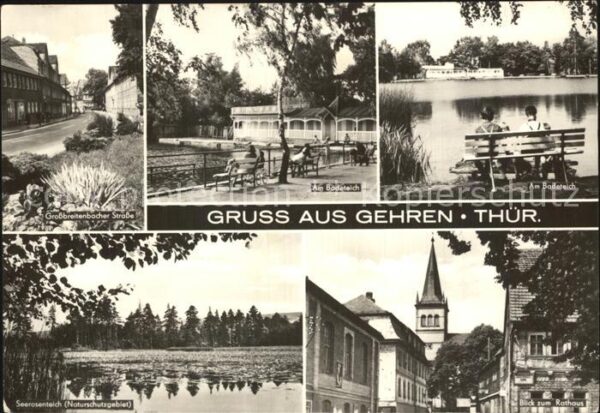 Gehren Thueringen Grossbreitenbacher Strasse Seerosenteic