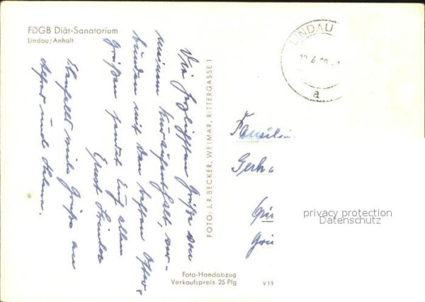 Lindau Anhalt Diät Sanatorium – Bild 2