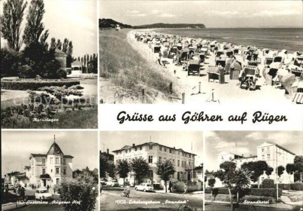 Goehren Ruegen Strandhotel Kuranlagen Gaststätte Rügan