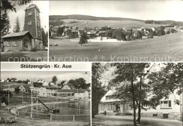 Stuetzengruen Aussichtsturm Naherholungszentrum Bergg