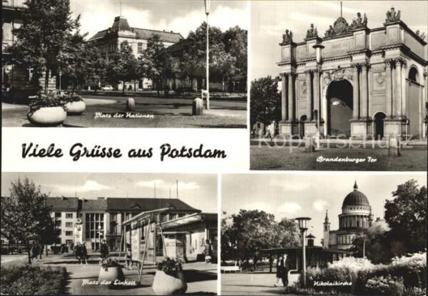 Potsdam Brandenburger Tor Platz der Einheit Nik