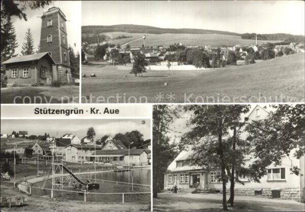 Stuetzengruen Aussichtsturm Naherholungszentrum Bergg