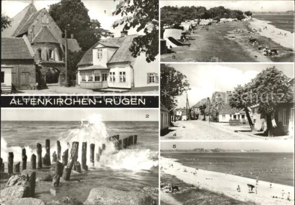 Altenkirchen Ruegen Kirche Campingplatz Strasse des Frieden