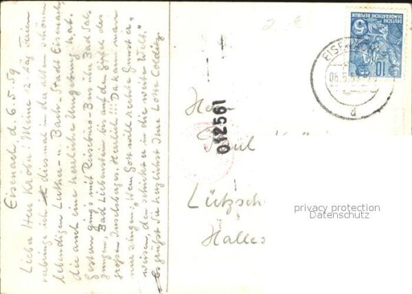 Eisenach Thueringen Fachwerkhaus – Bild 2