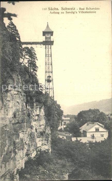 Bad Schandau Aufzug zu Sendigs Villenkolonie