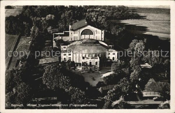 Bayreuth Richard Wagner Festspielhaus Fliegerauf