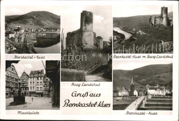 Bernkastel-Kues Teilansicht Burg Landshut Marktplatz Br