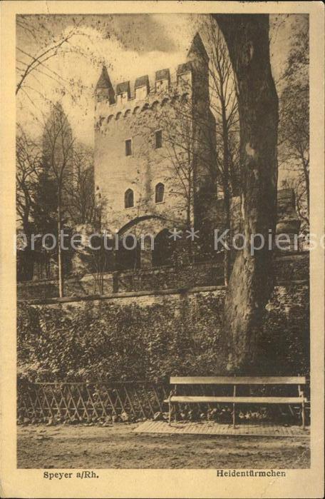 Speyer Rhein Heidentürmchen