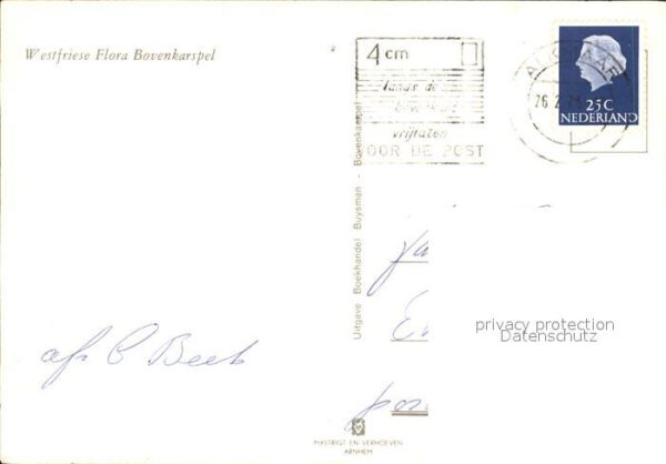 Bovenkarspel Westfriese Flora Windmühle – Bild 2