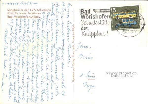 Bad Woerishofen Sanatorium der LVA Schwaben – Bild 2